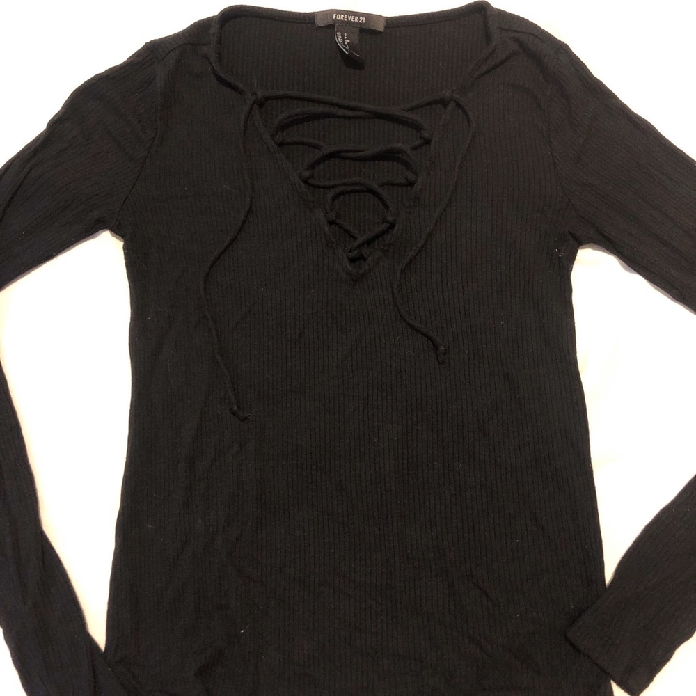 Black Long Sleeve Shirt- S